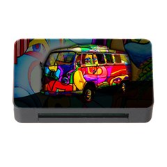 Hippie Van  Memory Card Reader With Cf by Valentinaart