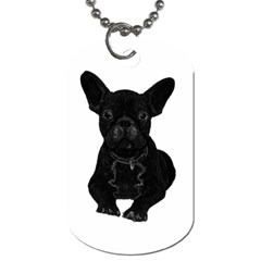 Bulldog Dog Tag (one Side) by Valentinaart