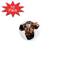 Artistic Cow 1  Mini Magnet (10 Pack)  by Valentinaart