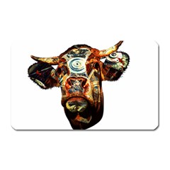 Artistic Cow Magnet (rectangular) by Valentinaart