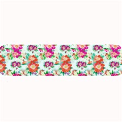 Floral Flower Pattern Seamless Large Bar Mats by Simbadda