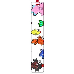 Fishes Marine Life Swimming Water Large Book Marks