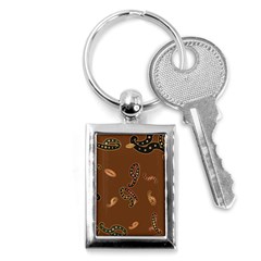 Brown Forms Key Chains (rectangle) 