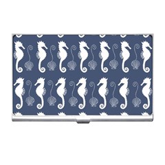 Seahorse And Shell Pattern Business Card Holders