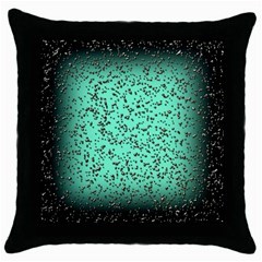 Grunge Rain Frame Throw Pillow Case (black) by Simbadda