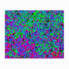 Green Purple Pink Background Small Glasses Cloth