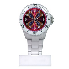 3d Abstract Ring Plastic Nurses Watch