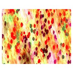 Background Color Pattern Abstract Double Sided Flano Blanket (medium) 