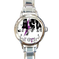 1j+ojl1fomkx9wypfbe43d6kjpwbqbvgkb7ewxs1m3emoajtlcgrj Round Italian Charm Watch by FlashyThread