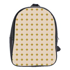 Pattern Background Retro School Bags(large)  by Simbadda