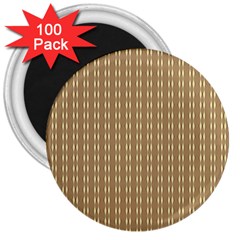 Pattern Background Brown Lines 3  Magnets (100 Pack) by Simbadda