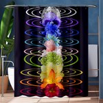 Chakra Spiritual Flower Energy Shower Curtain 60  x 72  (Medium)  60 x72  Curtain