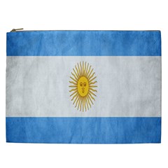 Argentina Texture Background Cosmetic Bag (xxl)  by Simbadda