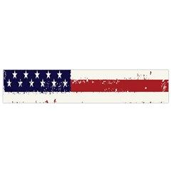 Flag United States United States Of America Stripes Red White Flano Scarf (small) by Simbadda