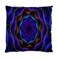 Flowers Dive Neon Light Patterns Standard Cushion Case (two Sides) by Simbadda