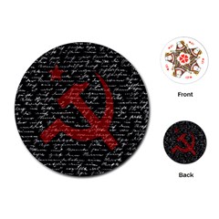 Communism  Playing Cards (round) 