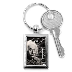 Albert Einstein Key Chains (rectangle)  by Valentinaart