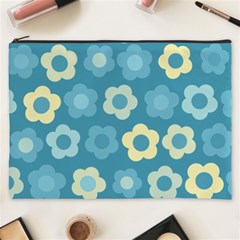 Floral Pattern Cosmetic Bag (xxxl)  by Valentinaart