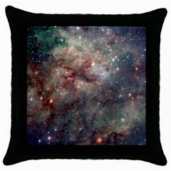 Tarantula Nebula Throw Pillow Case (black) by SpaceShop