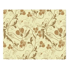 Floral Pattern Double Sided Flano Blanket (large) 