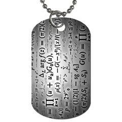 Science Formulas Dog Tag (two Sides)