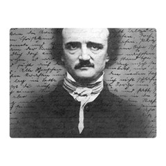 Edgar Allan Poe  Double Sided Flano Blanket (mini)  by Valentinaart