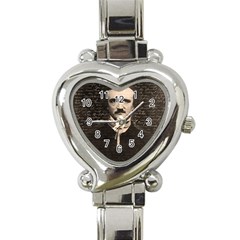 Edgar Allan Poe  Heart Italian Charm Watch by Valentinaart