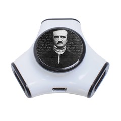 Edgar Allan Poe  3-port Usb Hub by Valentinaart