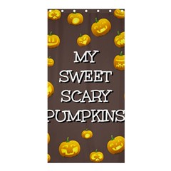 Scary Sweet Funny Cute Pumpkins Hallowen Ecard Shower Curtain 36  X 72  (stall)  by Amaryn4rt