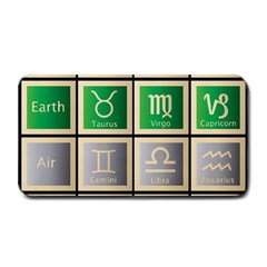 Set Of The Twelve Signs Of The Zodiac Astrology Birth Symbols Medium Bar Mats by Amaryn4rt