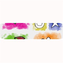 A Set Of Watercolour Icons Large Bar Mats by Amaryn4rt