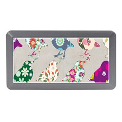 Birds Floral Pattern Wallpaper Memory Card Reader (mini) by Amaryn4rt