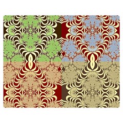 Multicolor Fractal Background Double Sided Flano Blanket (medium)  by Amaryn4rt