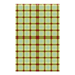 Geometric Tartan Pattern Square Shower Curtain 48  X 72  (small)  by Amaryn4rt