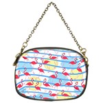 Flamingo pattern Chain Purses (Two Sides)  Front