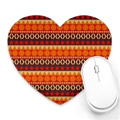 Abstract Lines Seamless Art  Pattern Heart Mousepads by Amaryn4rt