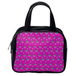 Floral pattern Classic Handbags (2 Sides) Back