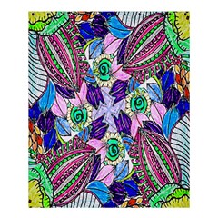 Wallpaper Created From Coloring Book Shower Curtain 60  X 72  (medium) 