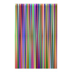 Striped Stripes Abstract Geometric Shower Curtain 48  X 72  (small) 