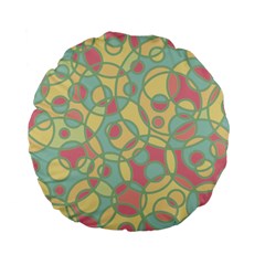 Pattern Standard 15  Premium Flano Round Cushions