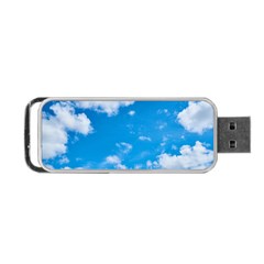 Sky Blue Clouds Nature Amazing Portable Usb Flash (two Sides)