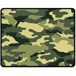 Camouflage Camo Pattern Fleece Blanket (Medium)  60 x50  Blanket Front