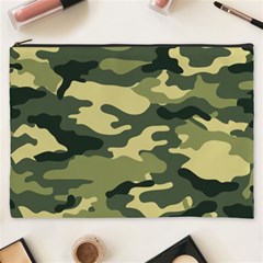 Camouflage Camo Pattern Cosmetic Bag (xxxl)  by Simbadda