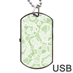 Pattern Dog Tag Usb Flash (two Sides)