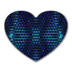 Vibrant Pattern Colorful Seamless Pattern Heart Mousepads