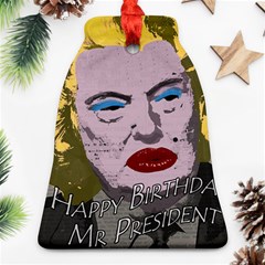 Happy Birthday Mr  President  Bell Ornament (two Sides) by Valentinaart