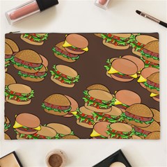 A Fun Cartoon Cheese Burger Tiling Pattern Cosmetic Bag (xxl)  by Simbadda