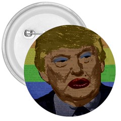 Donald Trump 3  Buttons by Valentinaart