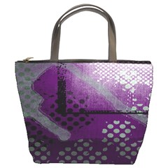 Evil Moon Dark Background With An Abstract Moonlit Landscape Bucket Bags by Simbadda