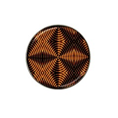 Fractal Pattern Of Fire Color Hat Clip Ball Marker by Simbadda